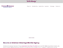 Tablet Screenshot of americanadvantage.com